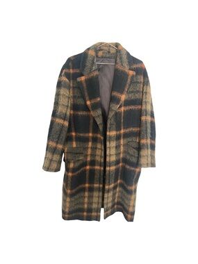 COS WOMEN'S PLAID LONG COAT